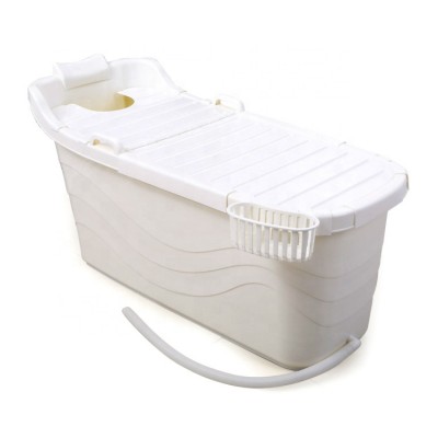 New products on china market PP5 material bathtubs portable tub soak bath with lid 139*70cm big size SPA tub